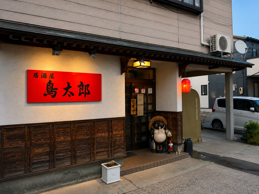 店の外観