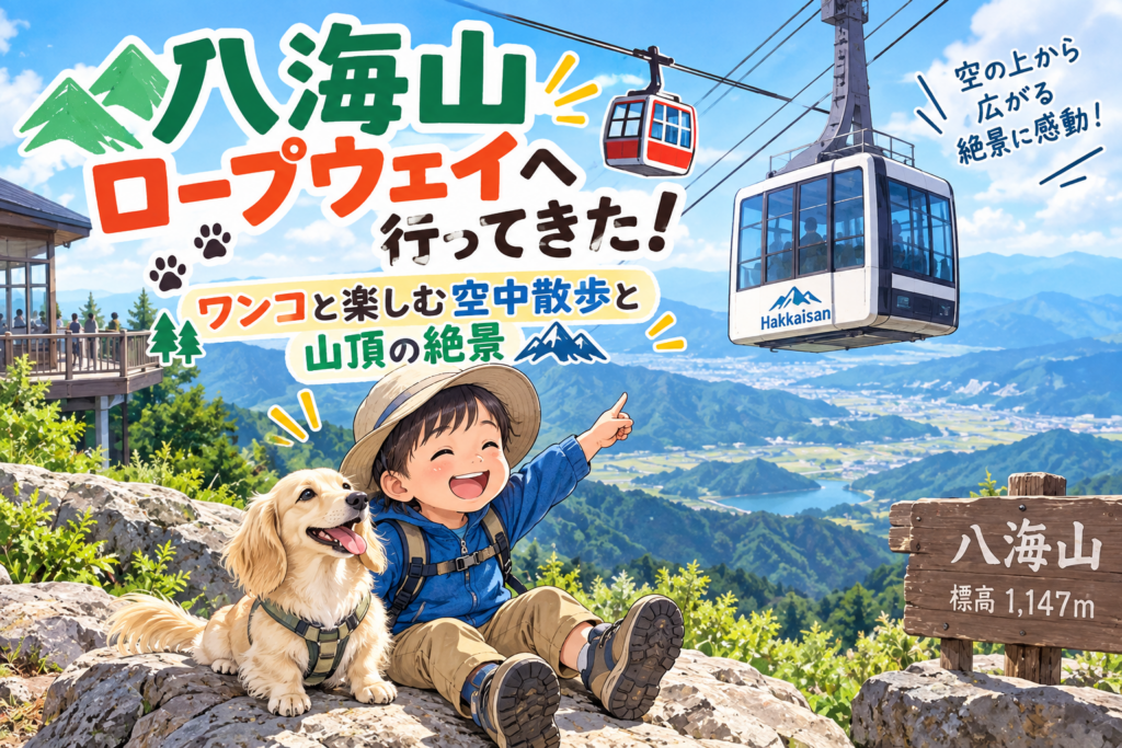 八海山ロープウェイへ行ってきた！ワンコと楽しむ空中散歩と山頂の絶景