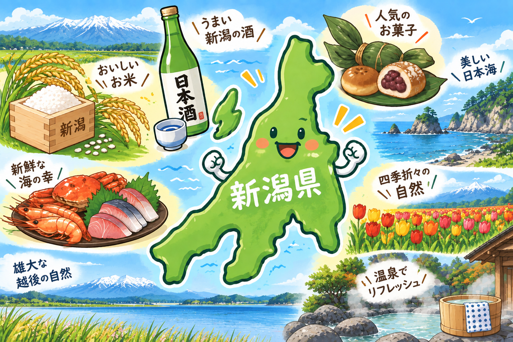 新潟の魅力満載マップ